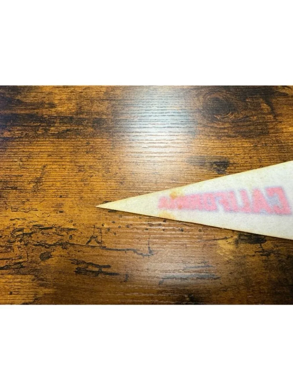 Vintage California Angels baseball pennant